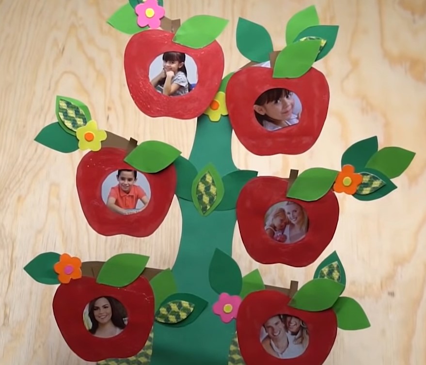 exemple d'arbre généalogique pour les enfants