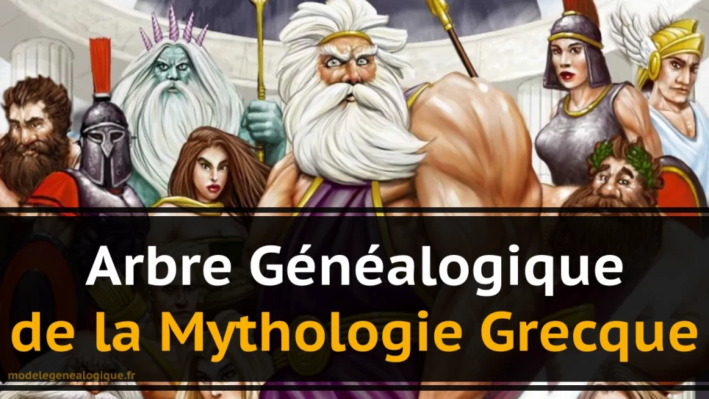 Arbre généalogique de la Mythologie Grecque