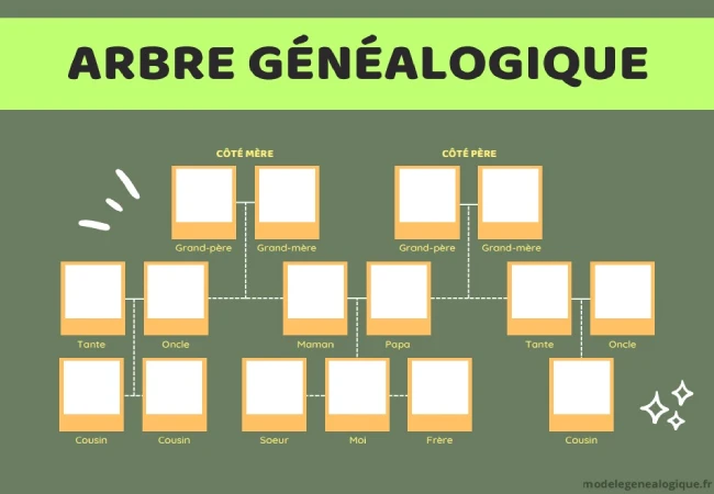 modèle d'arbre généalogique à remplir en format pdf